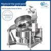 Frigideira para fritar molho de camarão picante aquecimento a gás eletromagnético máquina de fritar molho de curry fritura frigideira para fritar molho 300kg
