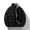 Jaqueta de Penas de Pato Brancas Nova de Inverno 2024 para Homens, Gola Alta, Estilo Coreano, Design Curto Tendência, Estilosa e Versátil