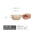Cuenco redondo de doble oreja, gran colección, práctico cuenco de fideos de alto valor, cuenco grande para el hogar, vajilla, cuenco de cerámica para ensalada, cuenco para sopa de avena