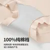 Bolsa independiente] Ropa interior de cintura de algodón Clase A para mujer, algodón de algodón antibacteriano con entrepierna extendida, talla grande, calzoncillos de cadera