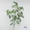 Materiales Florales para Bodas, Plantas Verdes Artificiales, Eucalipto de Plástico de Tallo Largo, Arreglos Florales Estilo Bosque Montados en el Techo, Decoración de Hojas Verdes para Paisajismo