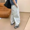 Colección nueva Otoño 2026: Pantalones de trabajo plisados estilo AL para mujer, versátiles pantalones de pierna ancha atléticos y casuales, secado rápido estilo pierna ancha 9001
