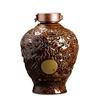 Botella de Vino de Cerámica con Patrón de Dragón Tallado de Jingdezhen 2.5kg Jarras de Vino Vacías Frasco de Licor Vacío 2.5kg Degustación Cerámica Hecha a Mano