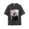 Semillas de comida de Tokio ghouls Ropa de investigación Madera Dorada estudiante de anime camiseta de manga corta hombres y mujeres impresa desgastada ropa de verano t