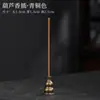 Ornamento de Inserção de Incenso Linha Incenso Hambúrguer Sândalo Xiangyun Macaco Rei Sentado na Base Incensário de Mosquitos Mini para Casa