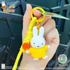 Chaveiro de Pelúcia Versátil e Fofo do Coelho Miffy Caixa Surpresa Presente Criativo Decoração de Mesa Personalizável com Sua Própria Imagem