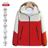 Cortavientos ligero con logo personalizado, chaqueta impermeable y a prueba de viento para ropa de trabajo exterior de otoño e invierno, con forro grueso de polar integrado