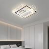 [Selección Estricta] LED Espectro Completo Protección Ocular Ventilador Lámpara de Araña Sin Aspas Habitación Decoración Hogar Iluminación Zhongshan Moderno Simple
