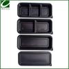 Fiambrera con Compartimentos Empaque para Llevar Caja para Empaque de Alimentos Caja Bento de Comida Rápida Blíster PP Tres Compartimentos Múltiples Compartimentos Grado Alimenticio