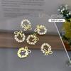 Arte de Uñas Decoración Navideña Aleación Joyería para Uñas Lazo Nueva Decoración de Diamantes de Aleación Accesorios de Perlas Estereoscópicas Joyería