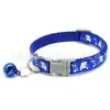 Collar para mascotas Gato japonés con Cascabel decoración de ambiente perro anti-pérdida Hebilla gris collar accesorios de tracción para exteriores