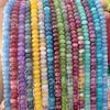 5x 8mm turmalina aguamarina amatista lavanda color calcedonia cuentas de ábaco cuentas sueltas cuentas de rueda diy al por mayor