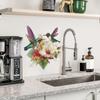 Fun-F894 Flores em Aquarela Personalizadas em Beija-flores Decoração de Parede de Fundo para Cozinha Sala de Estar Adesivos Exportação Atacado