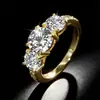 Anillo de Plata de Ley S925 Siete Princesas de Venta Caliente Transfronteriza, Lujo Ligero, Moda de Gama Alta, Anillo de Moissanita Siete Estrellas para Mujer, Apilable