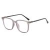 Gafas de sol con montura grande y moderna para hombre, con protección contra la luz azul, diseño retro ultraligero con caja en relieve, se pueden equipar con montura para miopía.