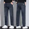 Ropa Popular para Hombre / Primavera y Otoño 2026 Nuevos Jeans Elásticos de Corte Recto Ajustados para Hombre Pantalones Largos de Mezclilla para Jóvenes