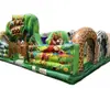 Castelo Inflável, Trampolim Inflável Infantil para Exterior, Equipamento de Diversão, Escorregador, Barraca de Parque ao Ar Livre, Trampolim, Castelo Travesso