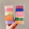 Cuerda para el pelo de coleta alta de color caramelo coreano, básica, no dañina, para pelo de niña, celebridad de Internet, alta elasticidad y duradera, juego de cuerdas para el pelo para mujer