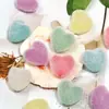 Venda Quente de Inverno Coração Flocado Contas Dopamina Doce Contas Fofas Acessórios para Joias DIY Caneta com Contas Chave