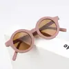 Nuevas Gafas de Sol para Niños Dinamarca Marco Redondo Esmerilado Gafas UV400 Anti-UV Gafas de Sol para Niños y Niñas Tendencia