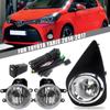 Adecuado para Toyota 14/15/16/17 versión de ultramar Yaris ensamblaje de luz antiniebla delantera luz diurna halógena lámpara de parachoques