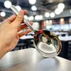 Cuchara de Servir de Acero Inoxidable 304, Cuchara Dorada Grande para el Hogar, Cuchara para Sopa, Espumadera, Cuchara Comunitaria Específica para Hotel