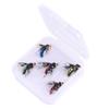 Weihe Sports Bionic Poison Gancho para Mosca Gancho para Mosca Modificado Cebo para Mosca Veneno Mosquito Micro Mosca Pequeña Set Luya Venta al por Mayor