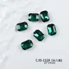 Popular Esmeralda Punta Inferior Manicura Forma Especial Diamante Multifacético Amor Hacha Super Brillante Versátil Uña Diamante Joyería Al Por Mayor