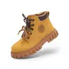 Zapatos para Niños Balabala Botas para Niños Niños y Niñas Botas Amarillas Grandes Nuevos Estilos Primavera y Otoño 2025 Botas Antideslizantes Cortas