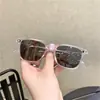 Gafas de sol cuadradas pequeñas para mujer, modernas y personalizadas, estilo coreano retro, para cara redonda nueva, celebridad de internet, artefacto para no usar maquillaje, gafas de sol para hombre que estilizan la cara