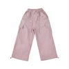Overoles para niñas pantalones para niños 2025 primavera nueva ropa para niños secado rápido cintura alta pierna ancha pantalones paracaídas pantalones para niñas