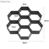 Molde de gravação para piso de cimento produto de cimento piso gravação flor quadrada azulejo pátio jardim padrão de pavimentação calçada