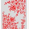 Molde de flores de plástico con hojas para coche, variedad de películas en aerosol, plantilla para rociar café, pastel y película de flores