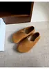 Zapatos Birkenstock Auténticos de Cuero Cabeza Grande Feos Lindos para Mujer 2026 Nuevo Estilo Otoño Uso Bidireccional Retro Casual Versátiles Zapatos Perezosos Mocasines