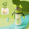 Mamadeira com Canudo PPSU Chaleira Bebê Mickey Copo para Beber Leite Água Verão Crianças Fofo Portátil Copo Flip