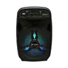 Venta Caliente de Fábrica en Stock Altavoz Bluetooth Móvil Portátil para Exteriores de 6.5 Pulgadas con Luces de Colores y Micrófono Bt-6107