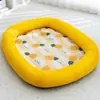 Primavera y Verano Perro Dopamina Fruta Valla Perrera Gato Sándwich Transpirable Nido de Gato Cama para Gatos Nido para Mascotas Venta al por Mayor