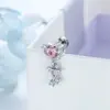 Ningxia Sweetheart Henson Jewelry Novo Verão Refrescante Coração Multicolorido Liga de Titânio Piercing de Cartilagem Stud de Osso da Orelha