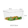 Caja de alimentos a granel para supermercado, snack de frutas secas, caja de exhibición transparente, caja de dulces PET, ventas directas de fábrica al por mayor