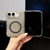 Adecuado para iPhone Duo Ice Mist Funda Magnética con Sensación de Piel Apple 18Fold con Plegado y Rebote Automático del Eje Central