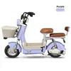 Atacado Transfronteiriço Carrinho Elétrico Pequeno Mary Duas Pessoas Transporte com Assistência Elétrica Bateria 48V Bicicleta Elétrica de Duas Rodas