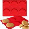 Moldes de Silicone para Bolo Mais Vendidos, Bandejas de Assar para Air Fryer, Moldes de Chocolate, Moldes de Silicone para Hambúrguer e Muffin