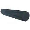 Estuche de Violín Portátil de Terciopelo Negro Triangular de 24 pulgadas, Ligero y Resistente a los Arañazos