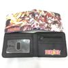 Cartera corta de PU para hombre y mujer con cola de hada, billetera para adolescentes, estudiantes, anime, Hokage, monedero gris