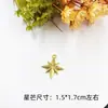 Accesorios de Joyería DIY Estrella Planeta Luna Mang Estrella Accesorios Chapados en Oro Gotas de Pegamento UV Recinto Espacial Colgante de Metal