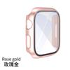 Para Apple Watch SE-S9 Capa Protetora para Apple Watch Case Fosco com Spray de Óleo Película Case Integrado de PC
