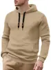 Comercio Exterior Talla Europea Transfronterizo Sudadera con Capucha Casual para Hombre Jacquard Bolsillo Cuadros Pequeños Acolchada con Capucha Hombre