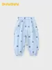 Pantalones Casuales de Tacto Fresco DUUDUU para Niños 2026 Verano Pantalones Largos de Algodón Puro Pantalones Anti-Mosquitos para Bebés Pantalones de Primavera y Otoño para Niños