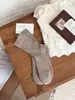 Calcetines de Estilo Ballet Francés para Mujer, Calcetines Finos de Algodón Huecos de Media Pantorrilla para Principios de Otoño, Primavera y Otoño, Calcetines Slouch para Mujer, Zhuji
