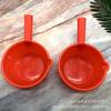Cucharón rojo para agua doméstico grande mango largo color sólido plástico cucharón para agua suministros de cocina tienda de dos pesos superventas